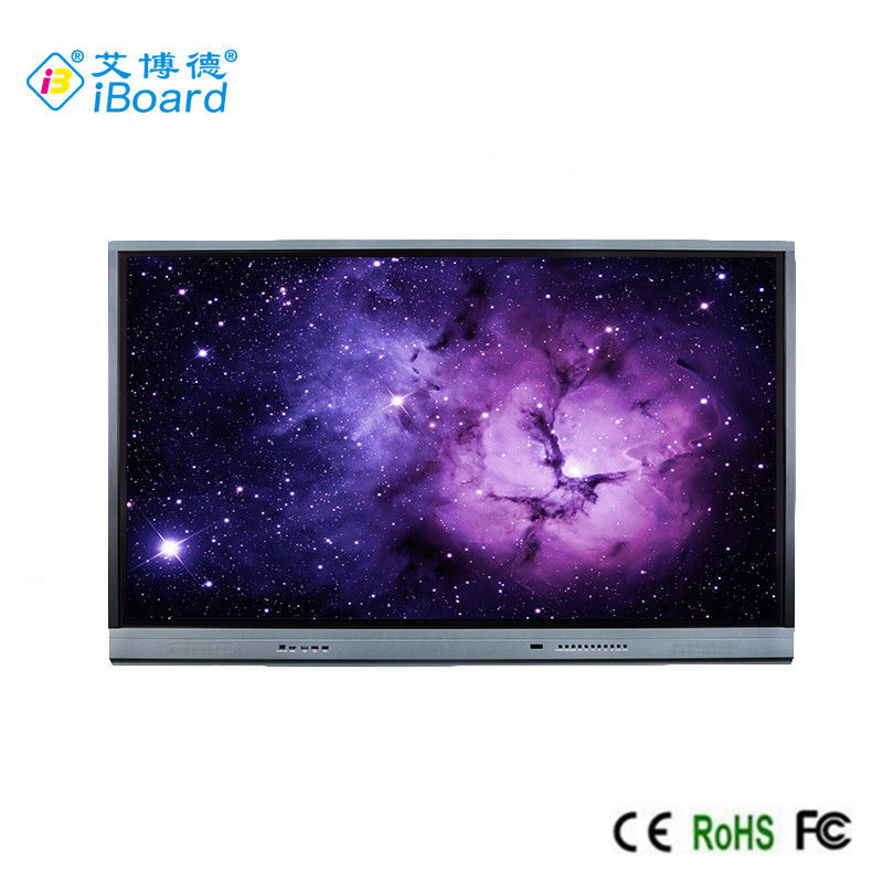 Bingkai Aluminium Panel Datar Interaktif 86 Inci Terpasang di Dinding, Android 13, 4+32G, 3840 x 2160