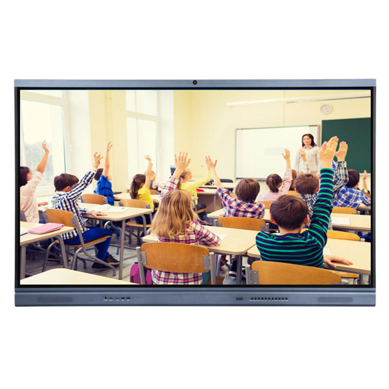 55 Inch 65 Inch 75 Inch 86 Inch LED Smart Screen Interaktif Flat Panel Online Untuk Kelas