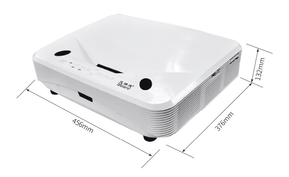 Ultra Short Throw Laser Projector Proyektor Laser DLP 3600lm 4000lm Untuk Rumah/Sekolah