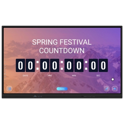 86 inci Interaktif Flat Panel Interaktif layar sentuh
