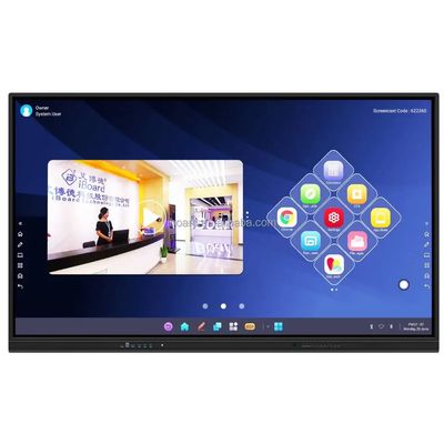 55/65/75/86/98 Inch Interactive Flat Panel untuk konferensi video bisnis dan pendidikan