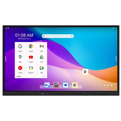 Android 13 EDLA Sertifikasi Interaktif Flat Panel 40 IR Touch TV Monitor 65 75 86 Inch Wireless Annotation Whiteboard