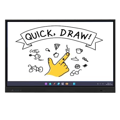 75 inci semua dalam satu papan tulis interaktif papan tulis cerdas untuk konferensi kantor sekolah