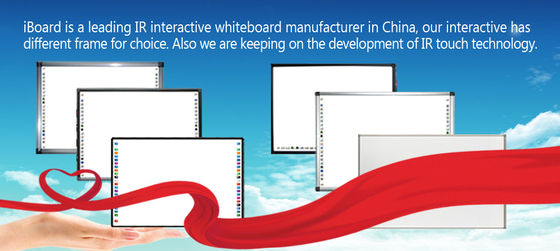 Harga pabrik 2025 Infrared Touch Interactive Whiteboard Dengan Pen Writing / 10-Point Multi Touch whiteboard untuk sekolah