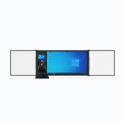 75 inci Terkunci Tercatat Terhubung Papan Hitam Tercatat Portable Smart Whiteboard Interaktif Flat Panel Display All In One