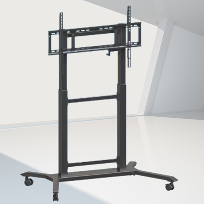 iBoard TV Mobile Cart TV Mount Height Adjustable 42''- 86 