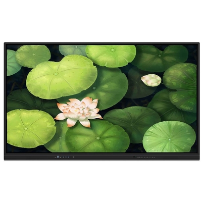 Papan tulis layar sentuh interaktif 65 75 86 98 inci PC Android USB TYPE-C HDMI OUT Smart Board Untuk video pertemuan sekolah tampilan pendidikan