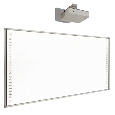 Infrared Interactive Whiteboard Interactive Board dengan Area Proyeksi Menurut Ukuran Whiteboard dan Opsional Intelligent Pentray