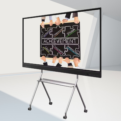 86 Inch 4k Digital Smart Flat Panel Multi-Touch Screen Interactive Boards untuk Konferensi Pertemuan Pengajaran Sekolah