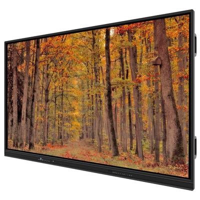 Interaktif Flat Panel 75 86 Inch Speaker Android System 13 14 Multi-Touch Screen untuk aplikasi sentuh serbaguna pelatihan pertemuan dengan wall mount bracket