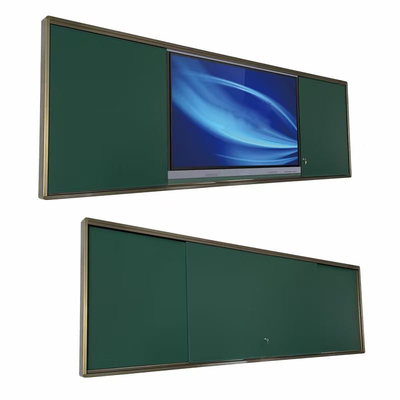 Interaktif Papan Hitam Cerdas Android IR Sentuh Opsional Putih/hijau/hitam dan Chalk Meeting Board Dukungan perangkat lunak