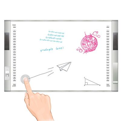 Whiteboard Perangkat Lunak Iboard Interaktif Whiteboard dengan Stand Mobile yang bergerak dan Sumber Daya Pendidikan Tertanam