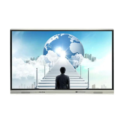20 Touch Points Interaktif Touch Screen Monitor dengan Opsional Mikrofon dan 30MP Kamera