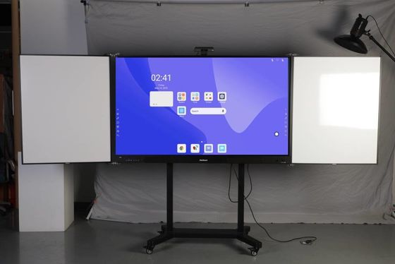 Pabrik Grosir Sekolah Universitas Interaktif Smart Hitam ChalkBoard Marker Pen Interaktif Whiteboard Greenboard Touch Panel Display 75 86 Inch Untuk Mendidik Interaktif Flat Panel Dengan IR Sideboard