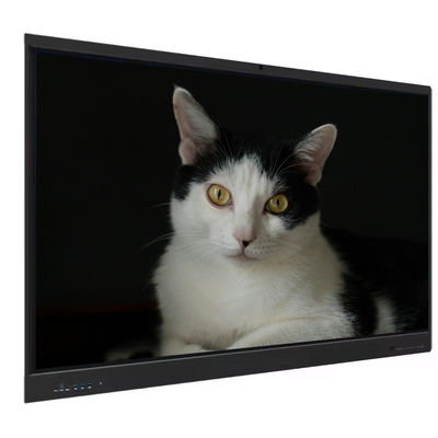 98inch 4K Interaktif Flat Panel Android 14 8+128GB Digital Smart Touch Screen Android OPS Stand Mobile Opsional Untuk Pertemuan Kelas