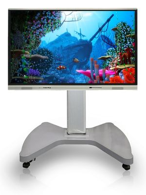 Monitor layar sentuh bermotor yang dapat disesuaikan dengan ketinggian Papan cerdas interaktif Menggunakan stand ponsel elektronik Stand berkualitas baik Stand fleksibel