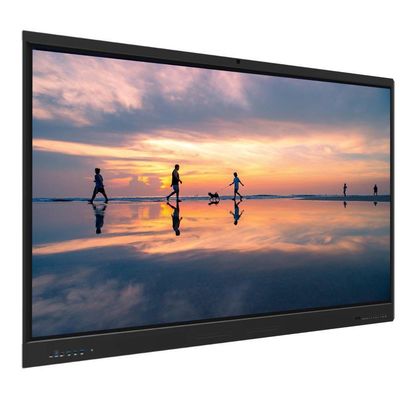 86 Inci Anti-silau Tempered Glass Interaktif Whiteboard Dibangun di 5000: 1 Speaker Wifi BT Hotspot Sensor cahaya 50 titik sentuh Untuk anak-anak kelas konferensi