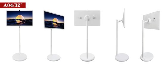 Papan Tulis Interaktif Layar Sentuh LCD 32 Inci Dengan Baterai Monitor Sentuh Portabel