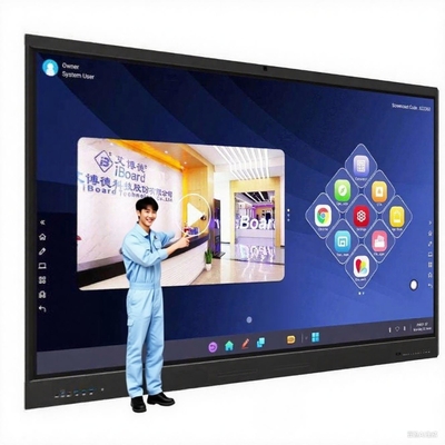 Harga Pabrik 4k 85 Inch Touch Screen Software Multi-bahasa Lcd Smart Board Android Interaktif papan untuk sekolah