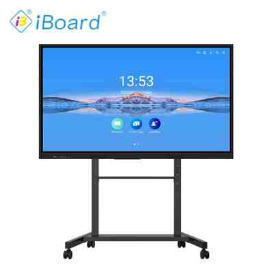 Layar Sentuh TV Panel Datar Papan Tulis Interaktif iBoard 98 Inci berkualitas tinggi – Solusi Tampilan Premium untuk Pengajaran Sekolah & Rapat Perusahaan