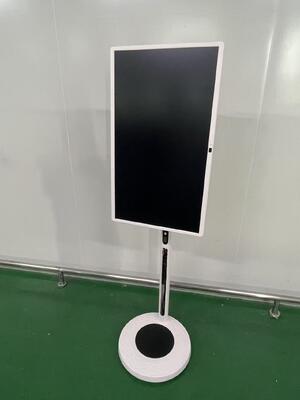 32 inci Portable Smart TV Mobile Touch Screen Wireless Android TV pada roda