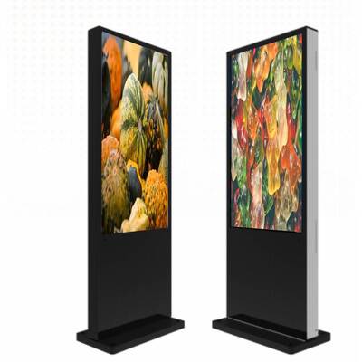 Kios Layar Sentuh 4K 55 Inch Papan Menu Android Windows Untuk Sekolah Bank Rumah Sakit Toko