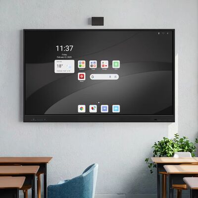 65 Inch Interaktif Flat Panel Interaktif Papan Smart Whiteboard untuk Sekolah Corporate