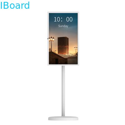 32 inci Portable Smart Touch Screen TV dengan built-in Camera dan 15000mAh Baterai untuk penggunaan interactive whiteboard