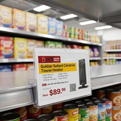 Smart office Supermarket E-Ink Display Harga Tag 4 Warna Label Elektronik Rak