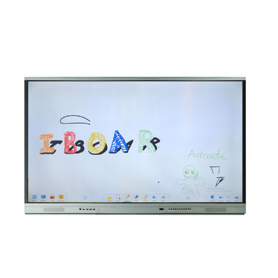 4K 60Hz Interactive Touch Screen Monitor Type C Untuk Ruang Konferensi