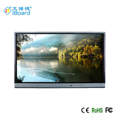 TFT LED Interactive Digital Whiteboard Smart Board 178 derajat Sudut Pandang 350 cd/m2 untuk Kelas
