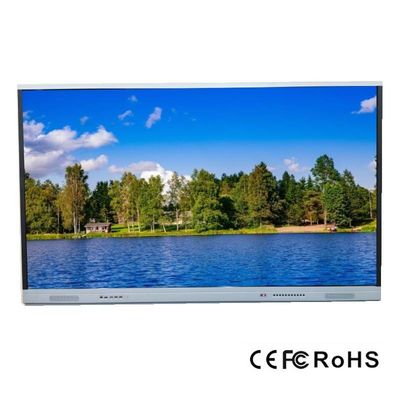 iBoard 4K Smart Board, Teknologi Inframerah Papan Tulis Elektronik 98 inci Untuk Mengajarkan Penulisan Respon Cepat