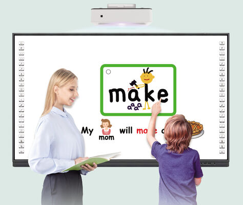 Papan Tulis Interaktif 98 Inch Iwb, Papan Pintar Semua Dalam Satu Versi Android 6.0