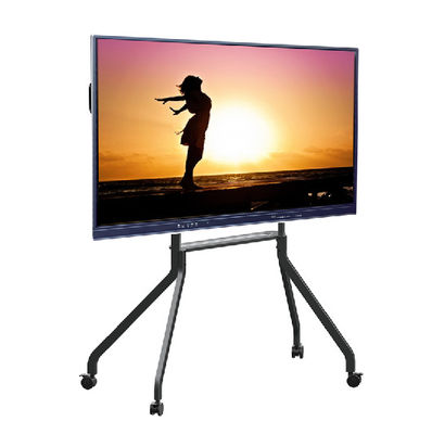350cd/M2 Interactive Flat Panel Digital Board 65 Inch Touch Monitor 4K 20 Titik Sentuh