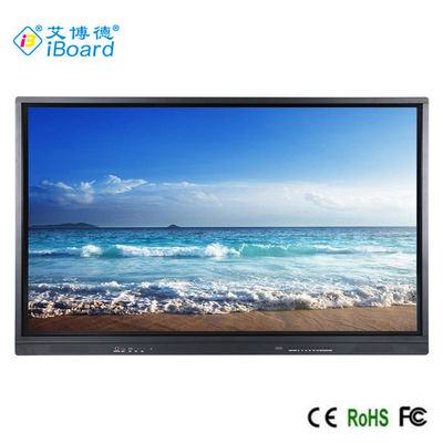 Papan Tulis Interaktif Kelas Sentuh IR, Papan Cerdas 4K 75 Inci 2+16G
