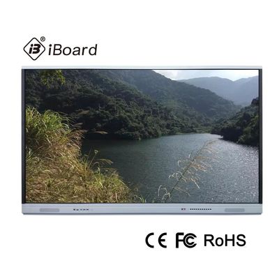 65 Inch Interactive Touch Screen Monitor Android 9.0 dengan 2.4G Wifi