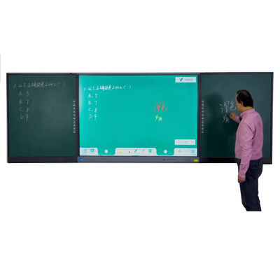 75 86 inci 4K Peralatan Pendidikan Layar sentuh Terbaik Smart Board Interconnected LCD Smart Blackboard