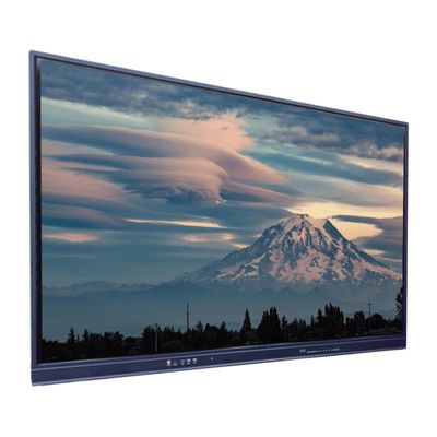 LED 75 '' Panel Interaktif Cerdas Untuk Mengajar Bingkai Paduan Aluminium