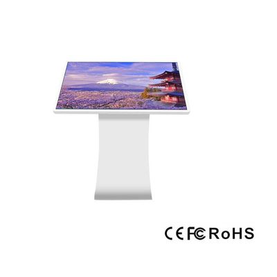 10 Titik Sentuh Kios Layar Sentuh LED Stand Alone Business Interactive Digital Signage