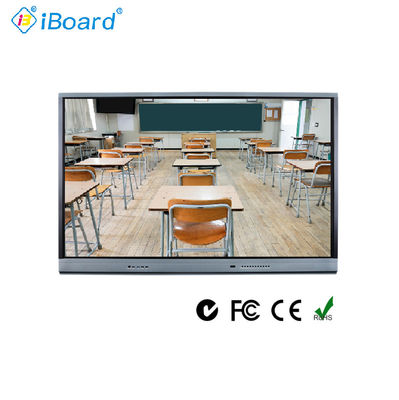 350cd/m2 86in Interactive Touch Board Kabel HDMI Untuk Sekolah School