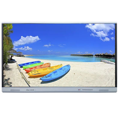 350cd/M2 Interactive Flat Panel Digital Board 65 Inch 20 Titik Sentuh