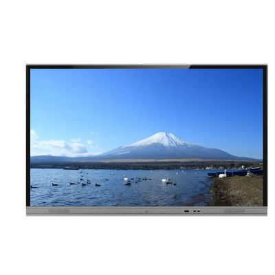 32G ROM USB2.0 Papan Digital Interaktif 65 Inch 20 Titik Sentuh Layar 4K