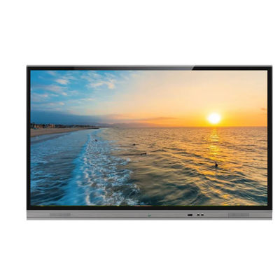 Panel Interaktif 86 Inch Led Smart Board Aluminium Alloy Frame 4K 350cd/m² Sentuhan Inframerah